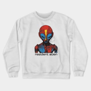 resident alien Crewneck Sweatshirt